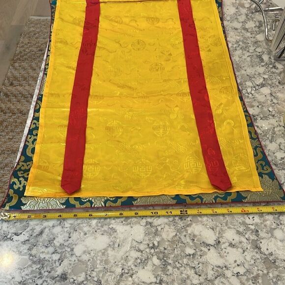 Genuine HandPainted Master Tanka Painting meditation wall hanging Silk Brocade - Picture 6 of 6